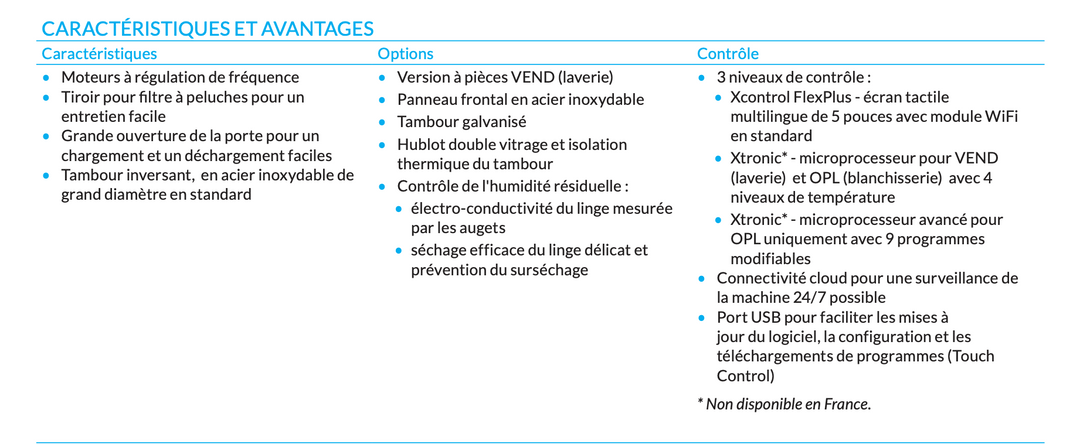 Sèche-linge double  PRIMUS TX 14 / 14 capacité 2X16 kg